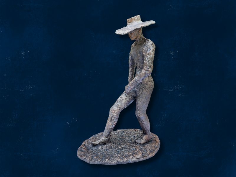 Kunstwerk aus Bronze Metallguss Beidek