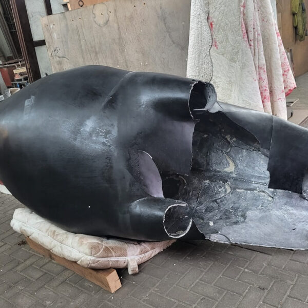 Der Black Swan aus Eschborn ist beschädigt Der Black Swan aus Eschborn ist beschädigt