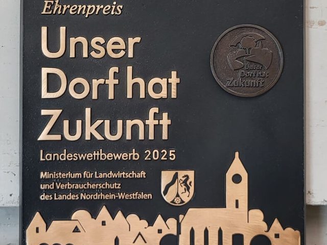 Ehrenpreis Bronze Unser Dorf hat Zukunft NRW Ehrenpreis Bronze Unser Dorf hat Zukunft NRW