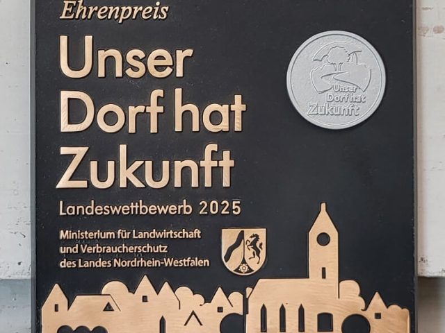 Ehrenpreis Silber Unser Dorf hat Zukunft NRW Ehrenpreis Silber Unser Dorf hat Zukunft NRW