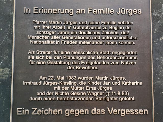 Metall Gedenkplatte Jürges Hauptbahnhof Frankfurt Metall Gedenkplatte Jürges Hauptbahnhof Frankfurt